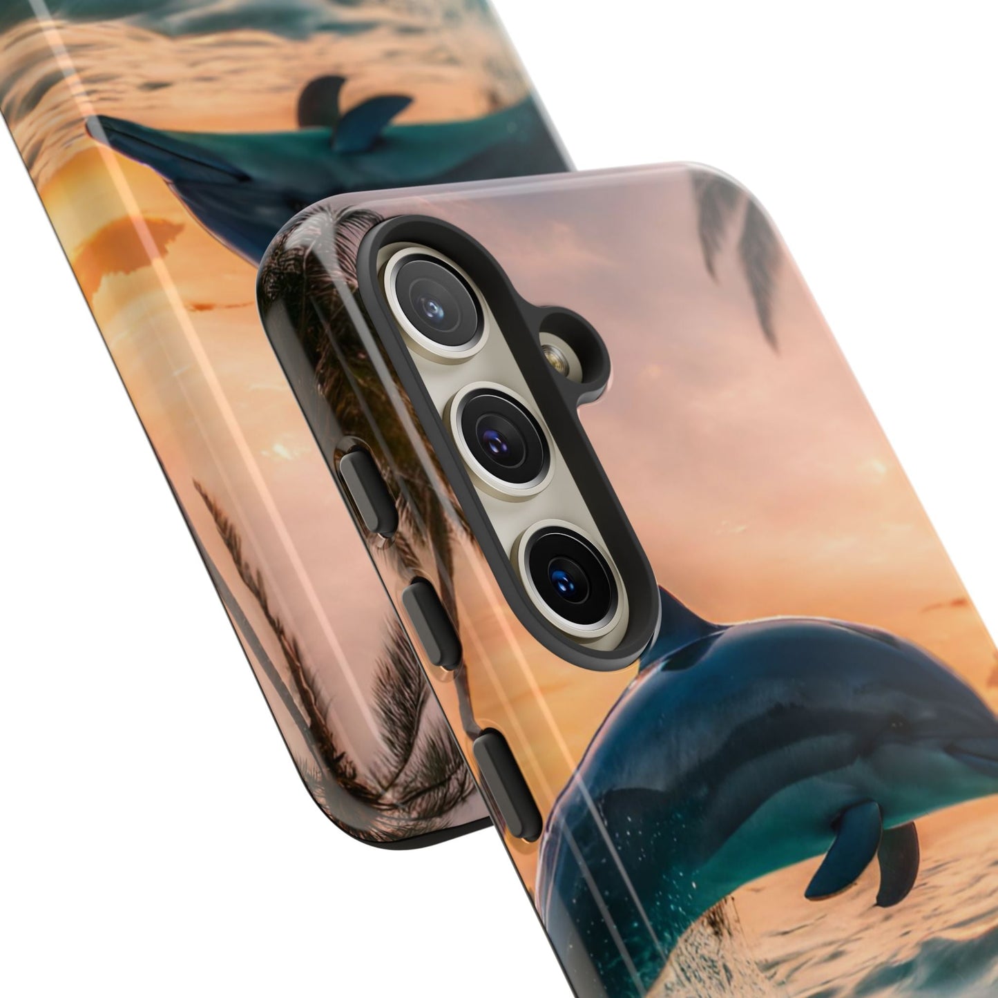 Tropical Sunset Dolphin - Samsung Galaxy Case - BOGO Cases