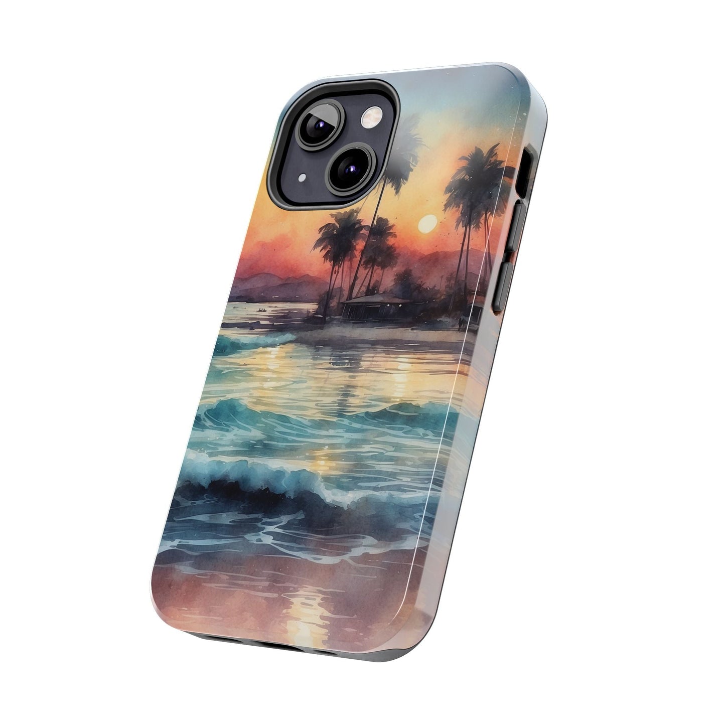 Tropical Sunset Waves - iPhone Series Case - BOGO Cases