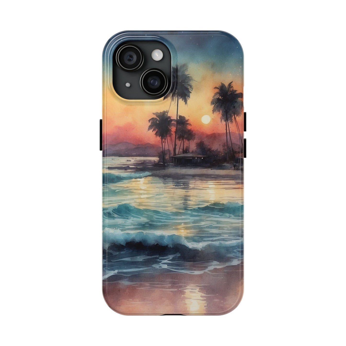 Tropical Sunset Waves - iPhone Series Case - BOGO Cases