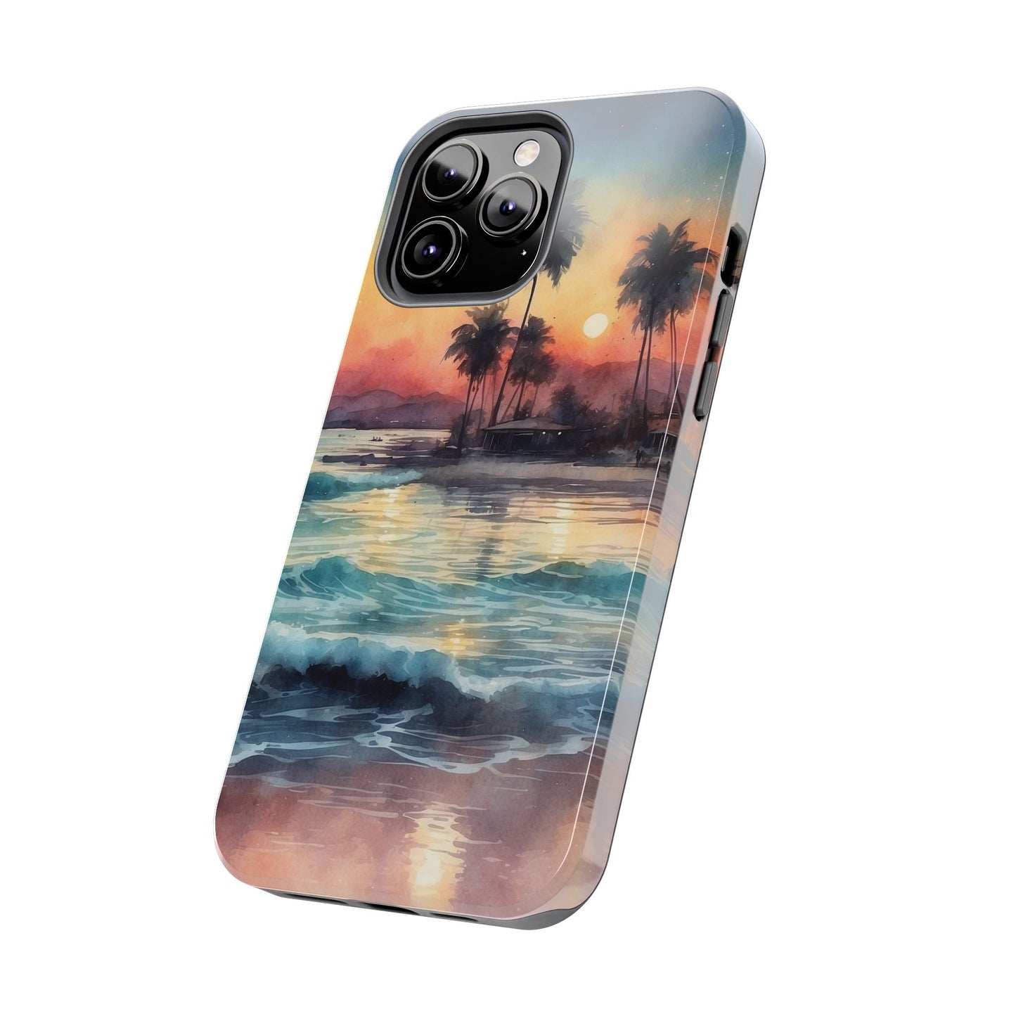 Tropical Sunset Waves - iPhone Series Case - BOGO Cases