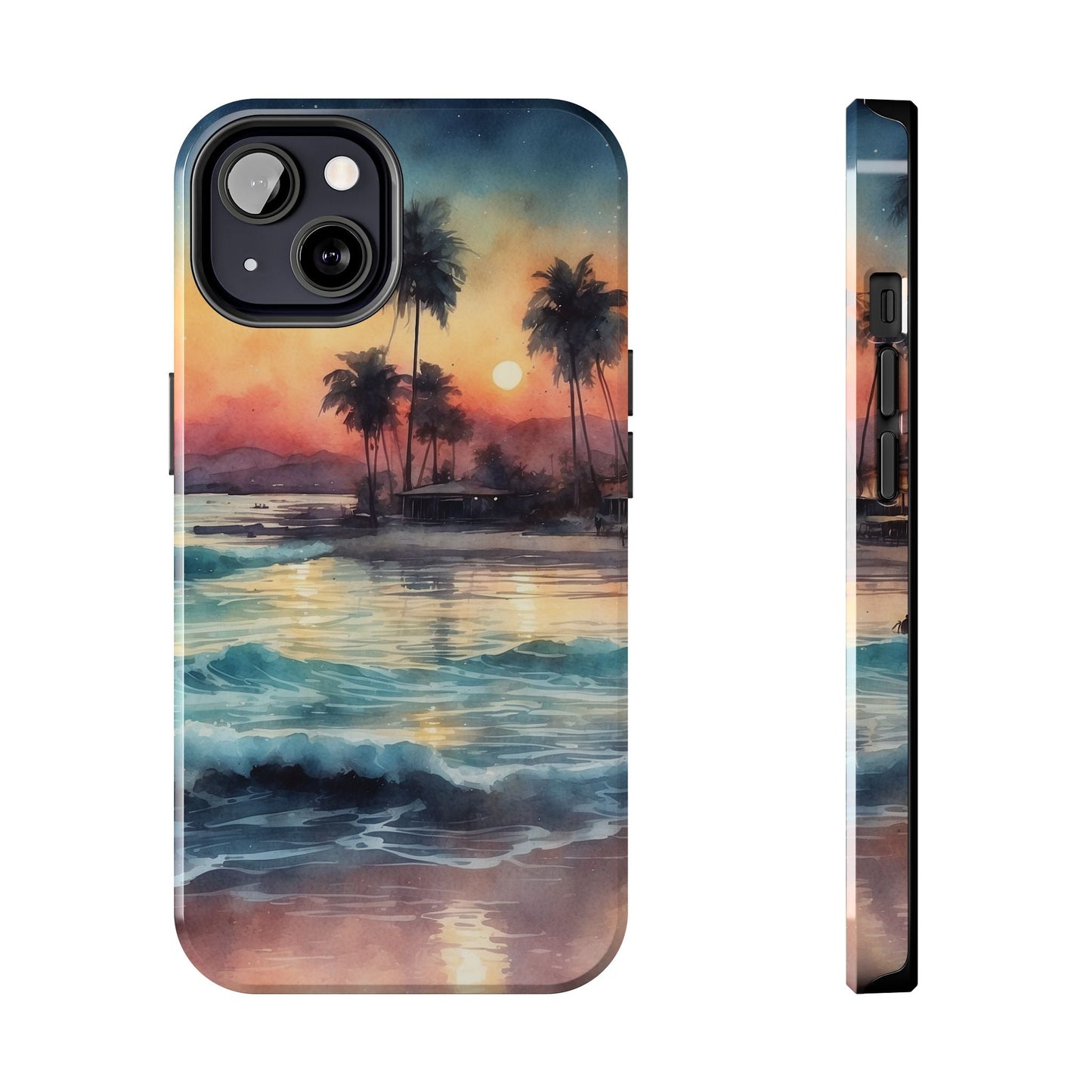 Tropical Sunset Waves - iPhone Series Case - BOGO Cases