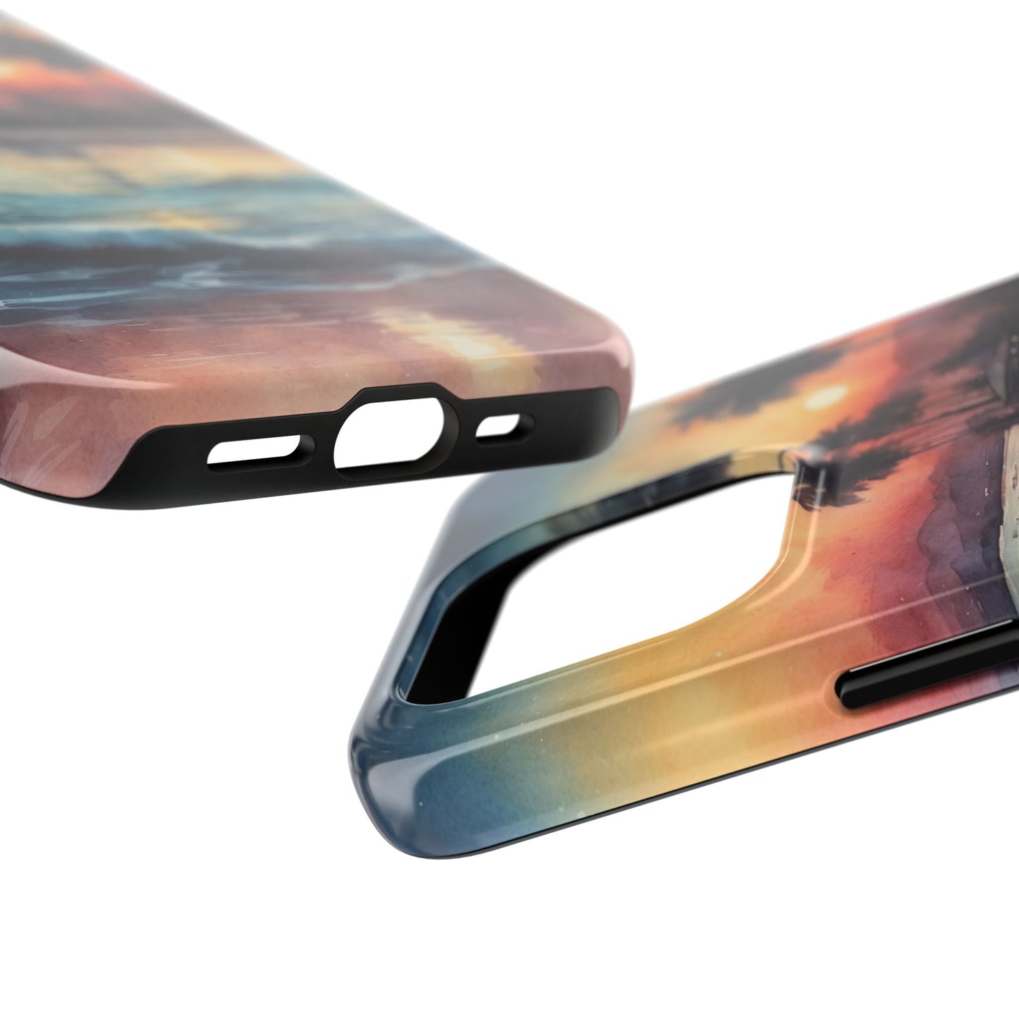Tropical Sunset Waves - iPhone Series Case - BOGO Cases