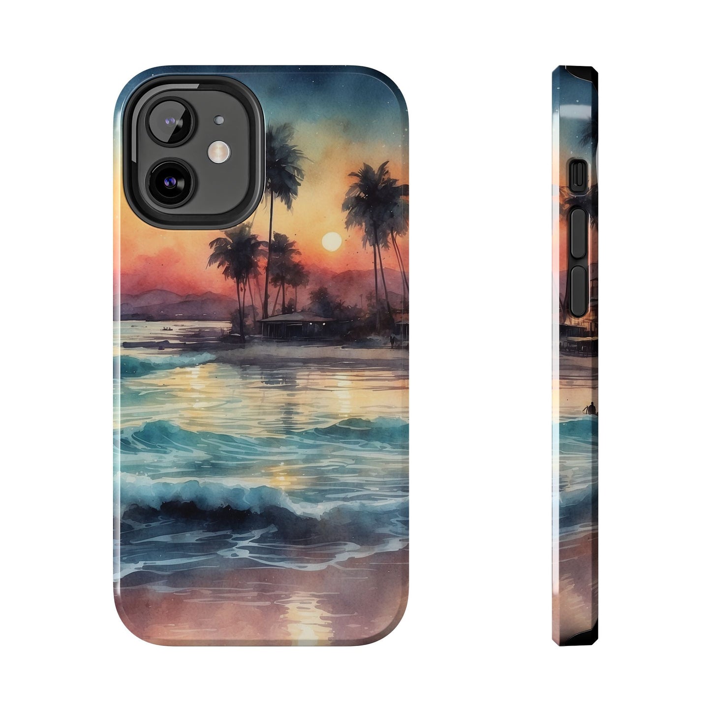 Tropical Sunset Waves - iPhone Series Case - BOGO Cases