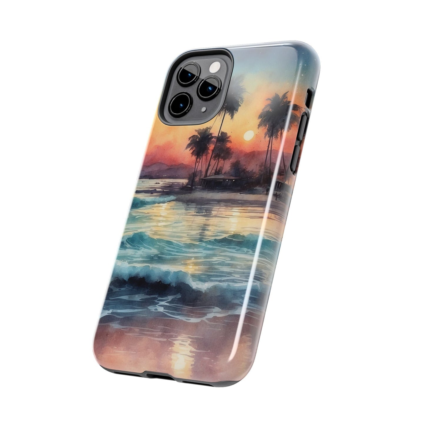 Tropical Sunset Waves - iPhone Series Case - BOGO Cases