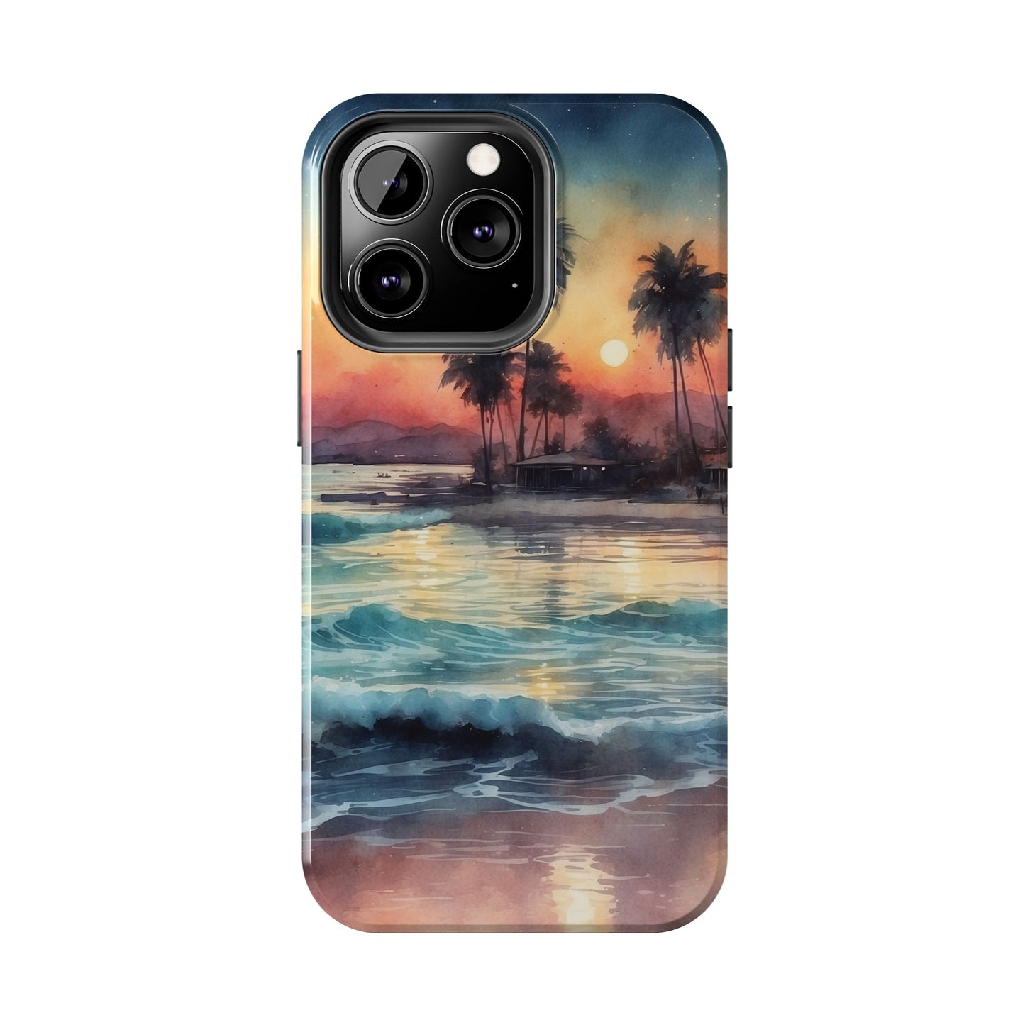 Tropical Sunset Waves - iPhone Series Case - BOGO Cases