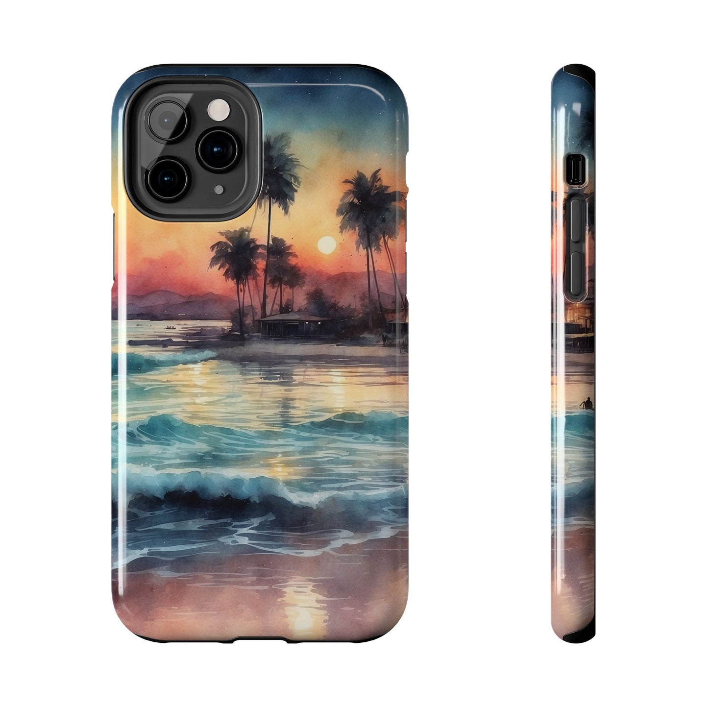 Tropical Sunset Waves - iPhone Series Case - BOGO Cases