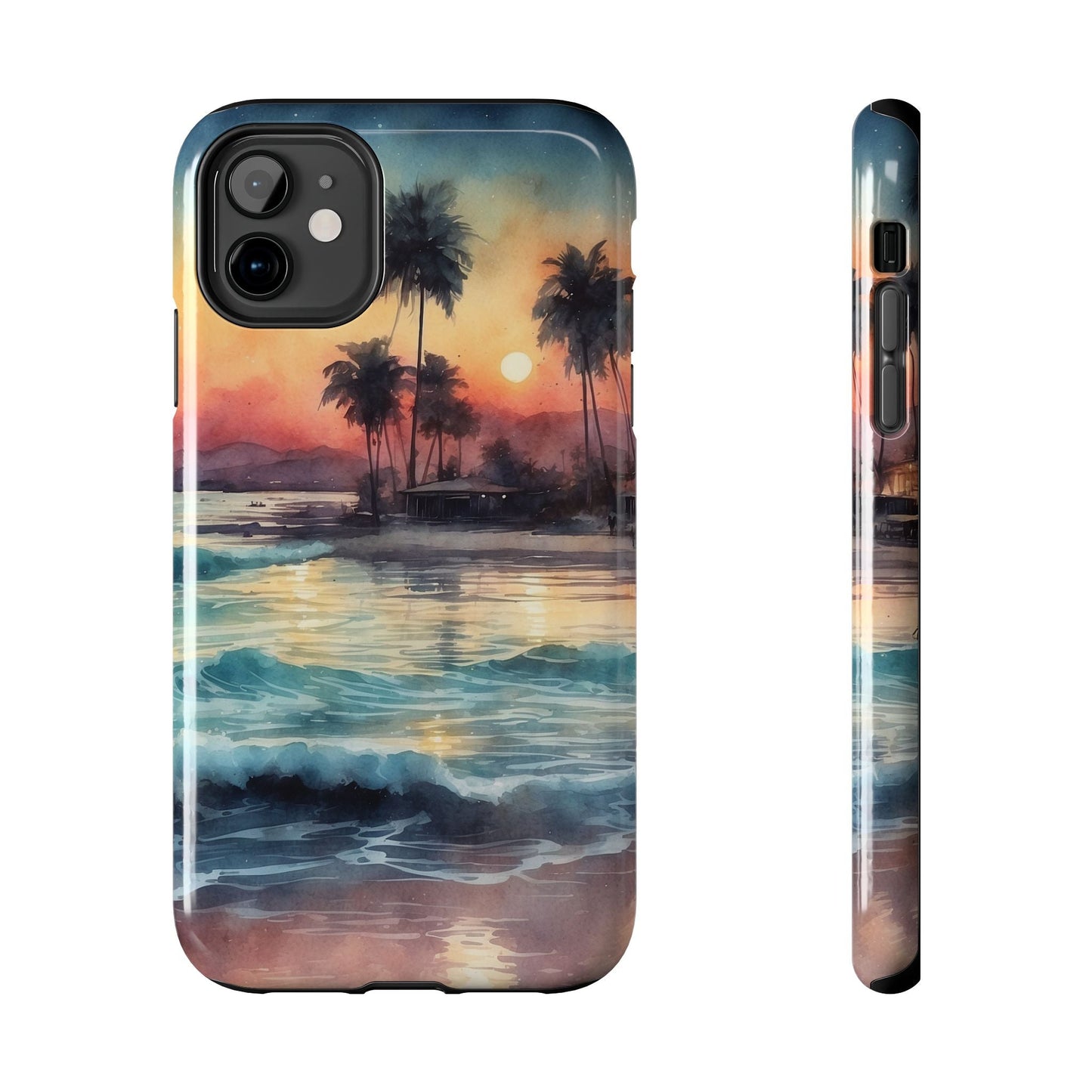 Tropical Sunset Waves - iPhone Series Case - BOGO Cases