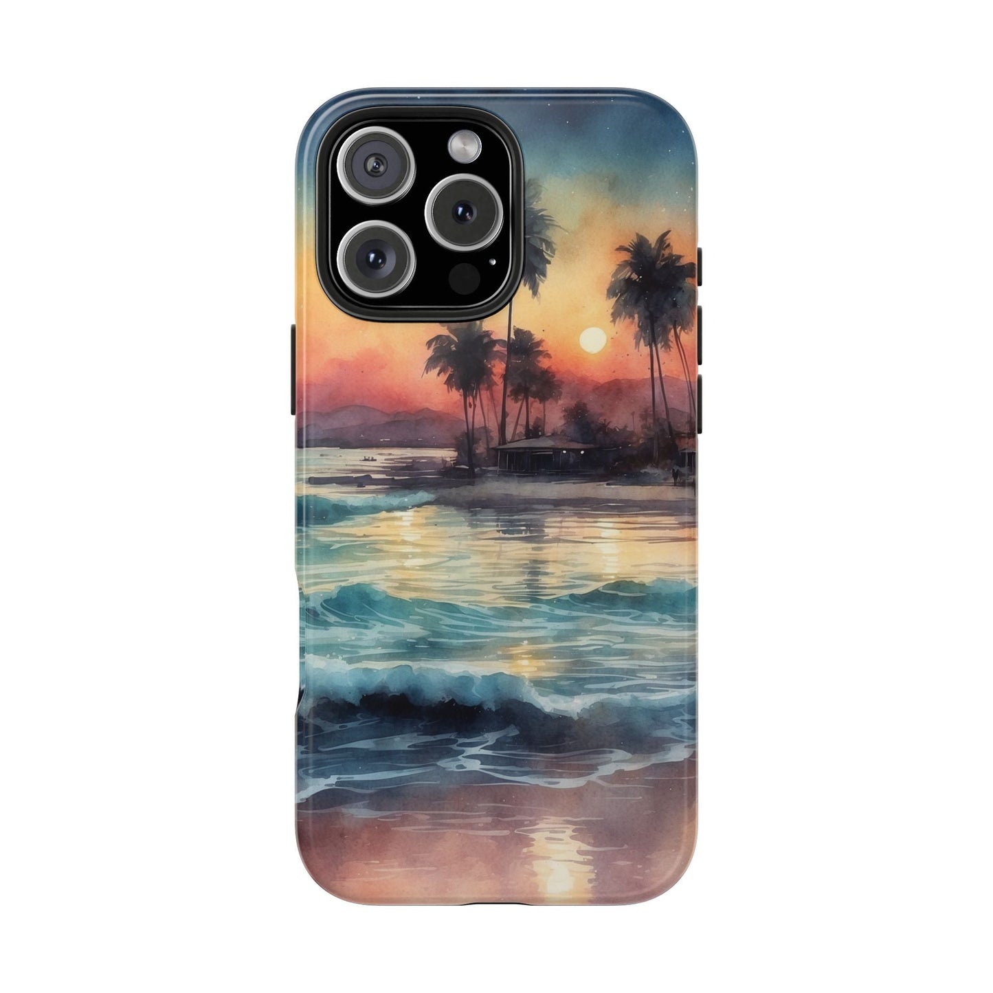 Tropical Sunset Waves - iPhone Series Case - BOGO Cases
