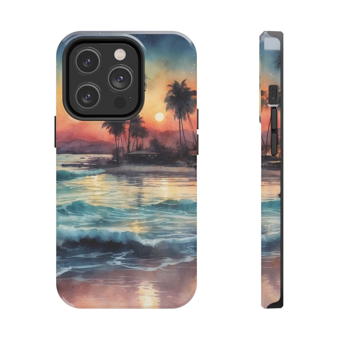 Tropical Sunset Waves - iPhone Series Case - BOGO Cases