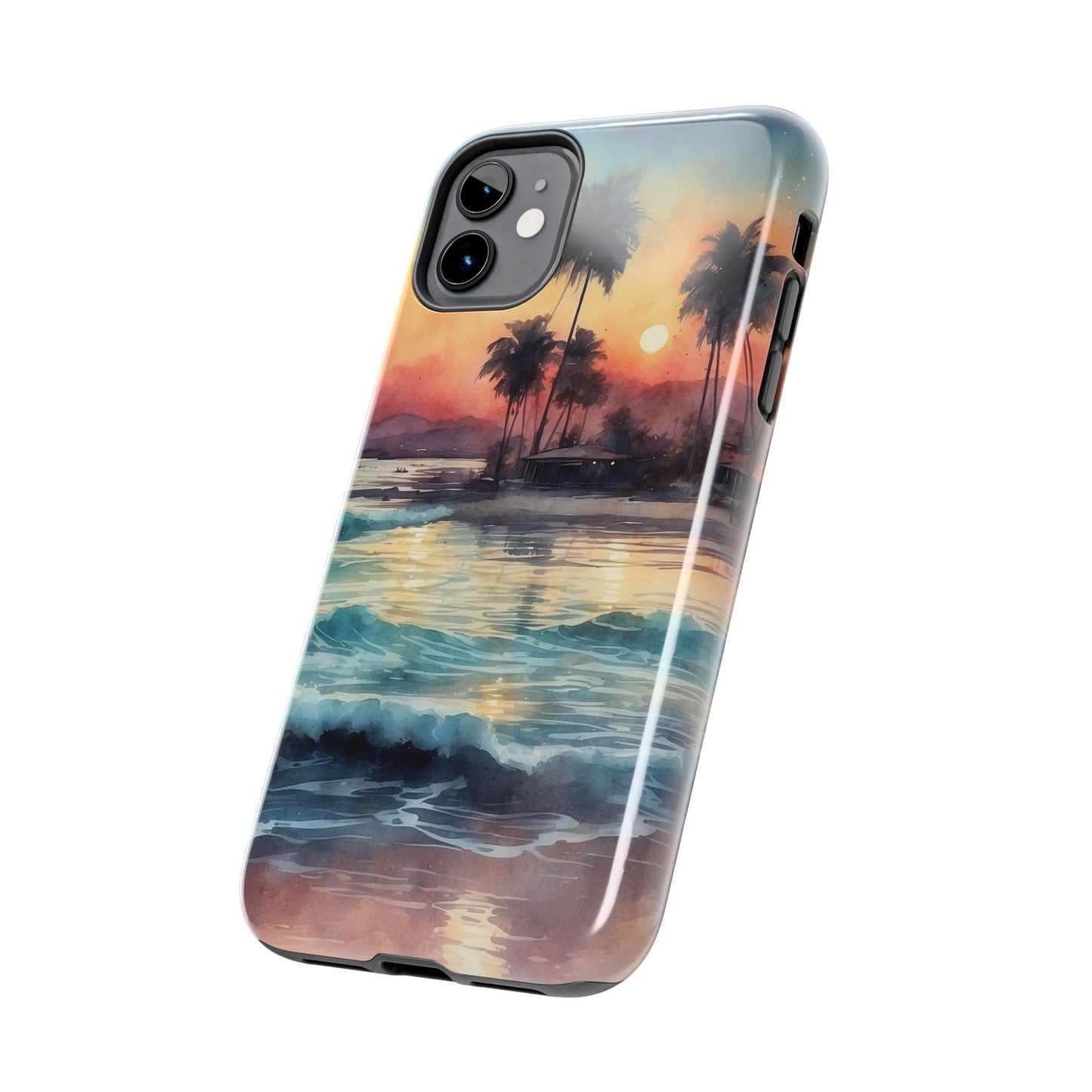 Tropical Sunset Waves - iPhone Series Case - BOGO Cases