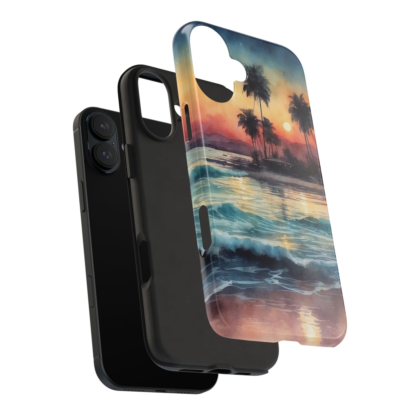 Tropical Sunset Waves - iPhone Series Case - BOGO Cases