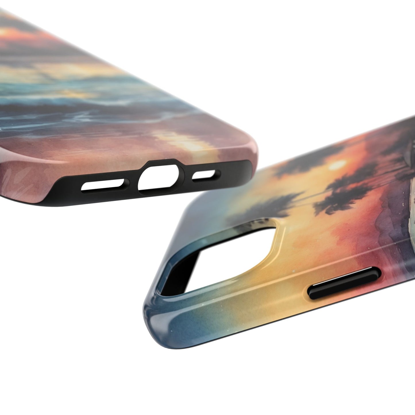 Tropical Sunset Waves - iPhone Series Case - BOGO Cases