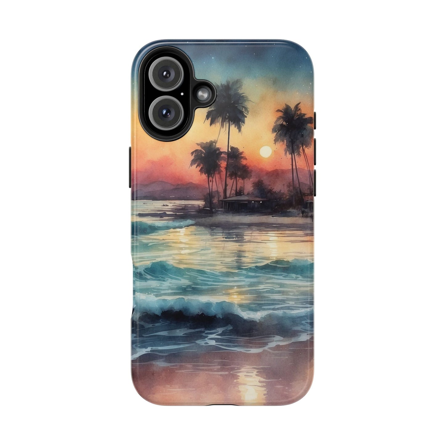 Tropical Sunset Waves - iPhone Series Case - BOGO Cases