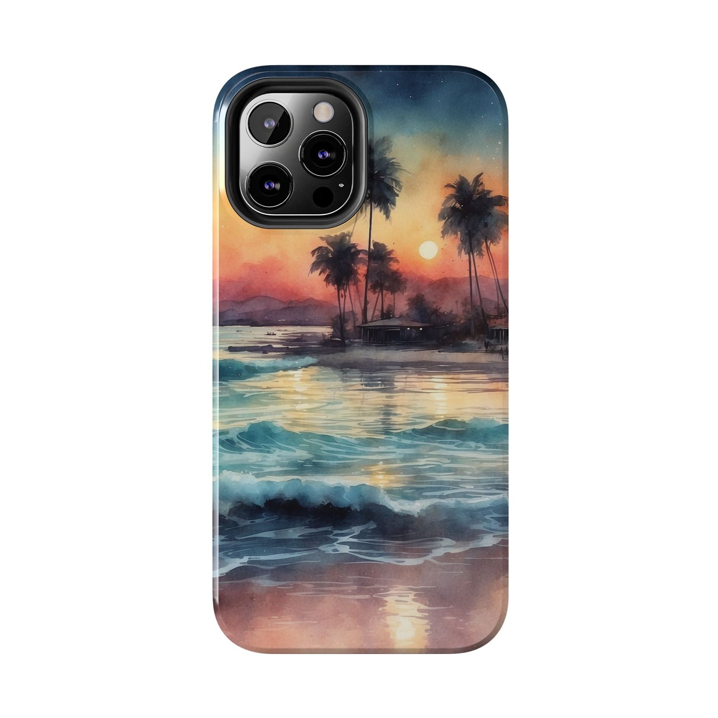 Tropical Sunset Waves - iPhone Series Case - BOGO Cases