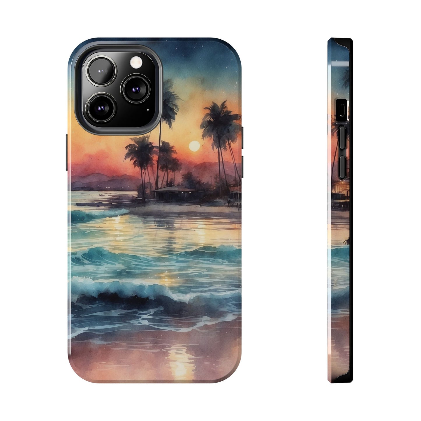 Tropical Sunset Waves - iPhone Series Case - BOGO Cases