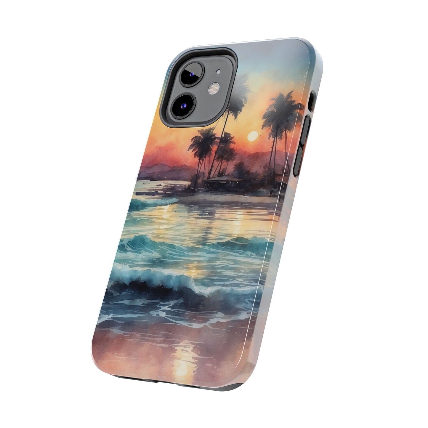 Tropical Sunset Waves - iPhone Series Case - BOGO Cases