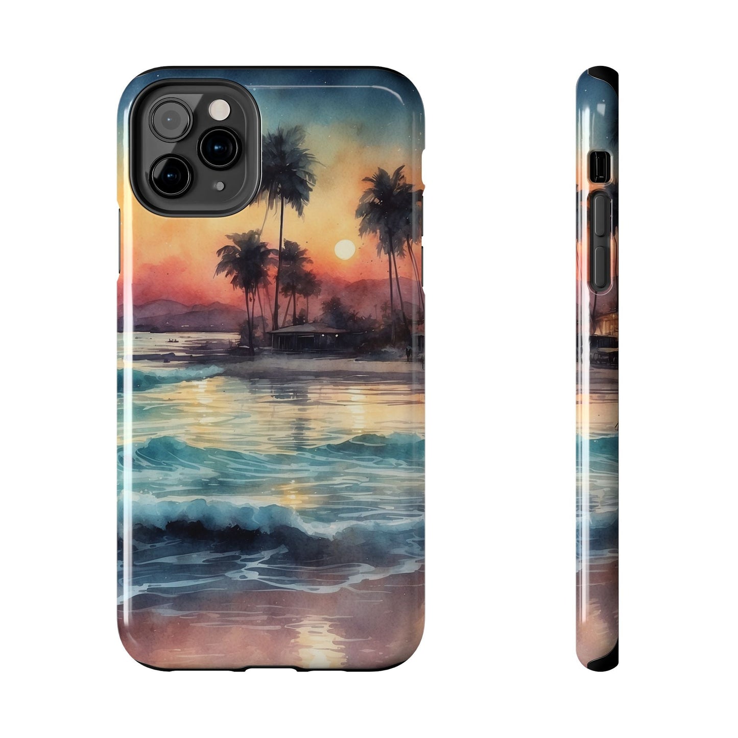Tropical Sunset Waves - iPhone Series Case - BOGO Cases