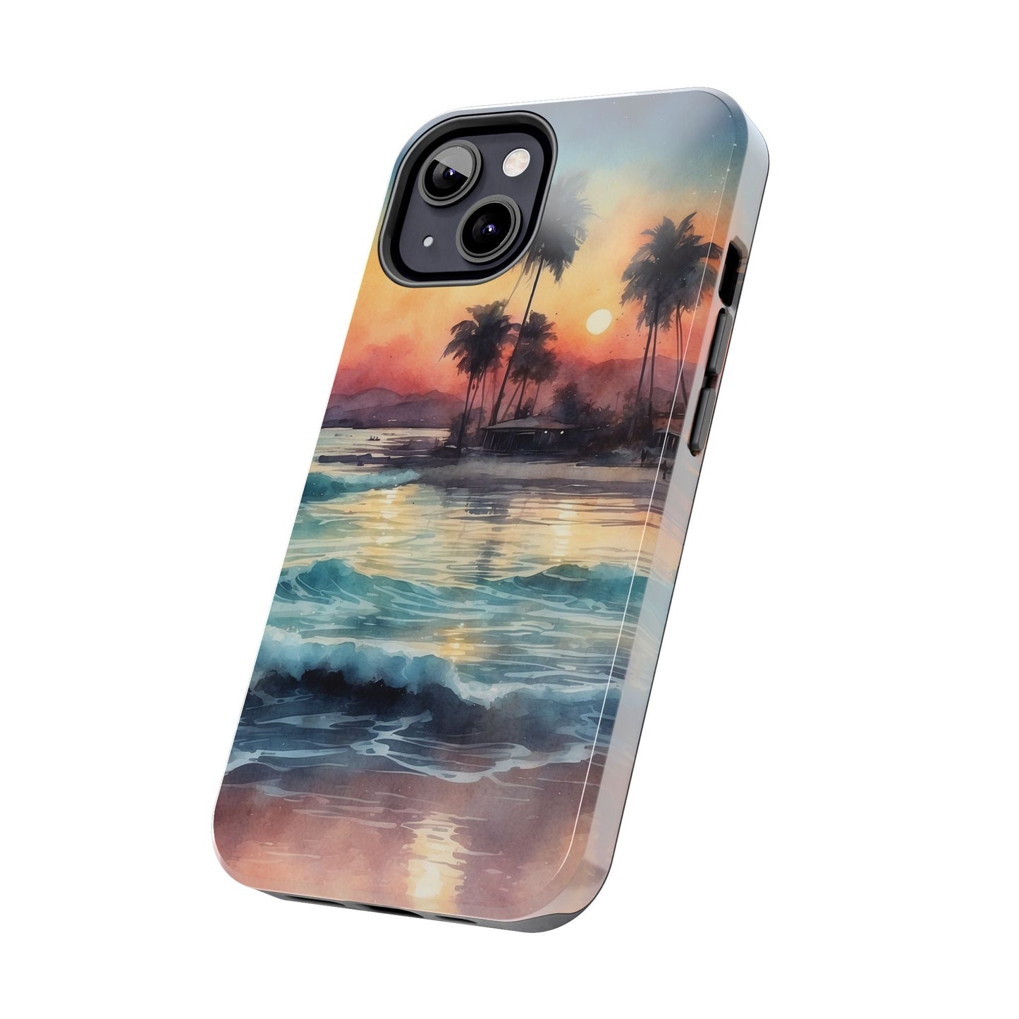 Tropical Sunset Waves - iPhone Series Case - BOGO Cases