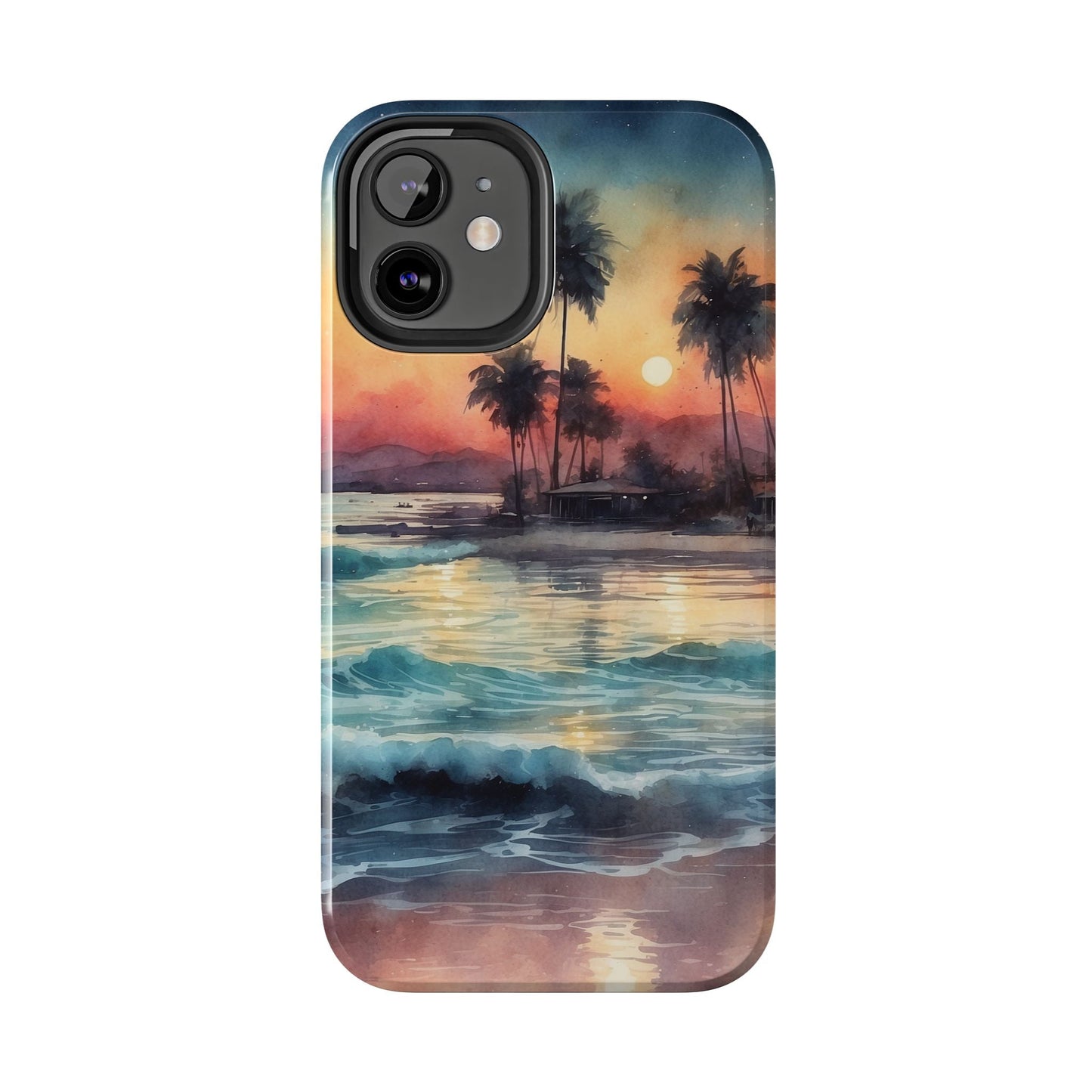 Tropical Sunset Waves - iPhone Series Case - BOGO Cases