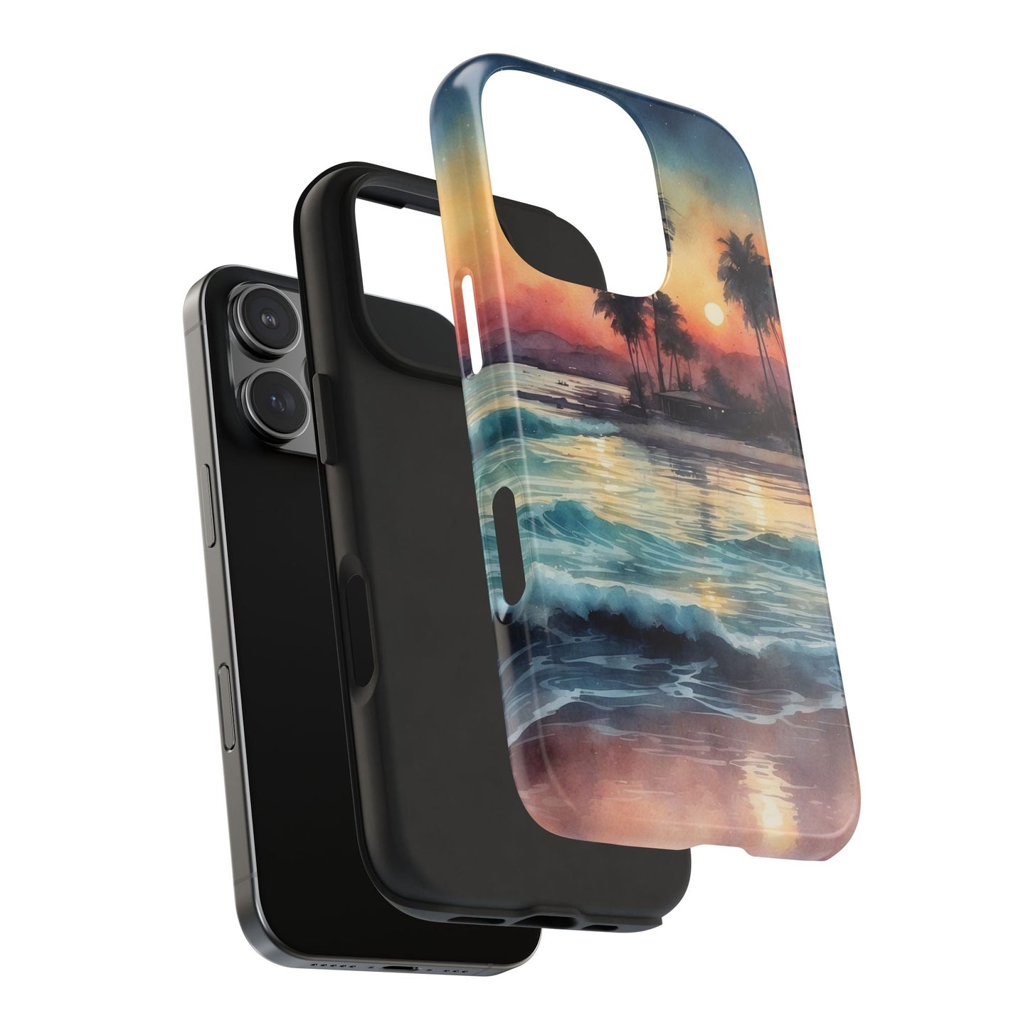 Tropical Sunset Waves - iPhone Series Case - BOGO Cases