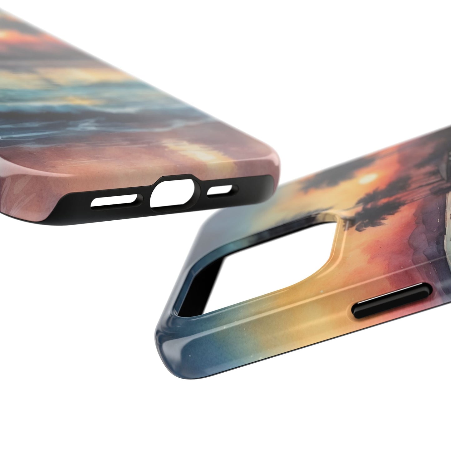 Tropical Sunset Waves - iPhone Series Case - BOGO Cases