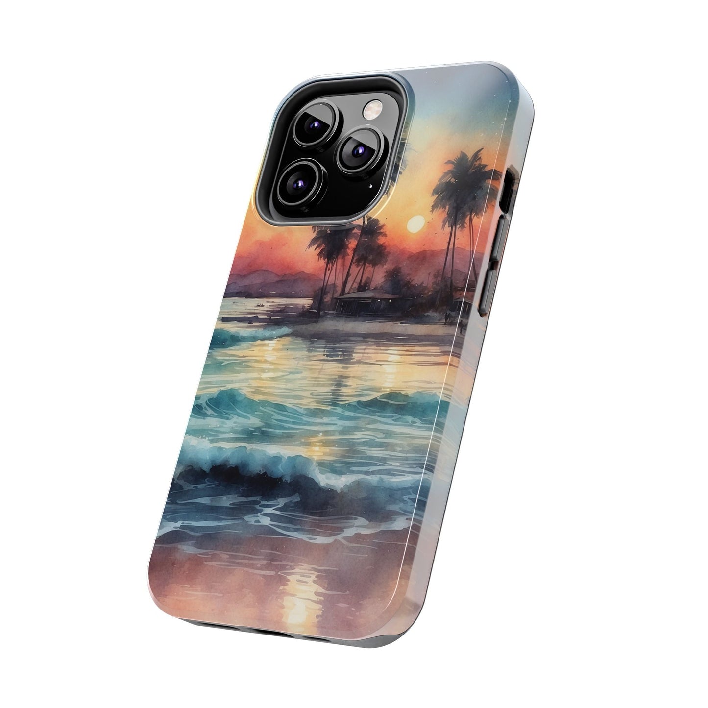 Tropical Sunset Waves - iPhone Series Case - BOGO Cases