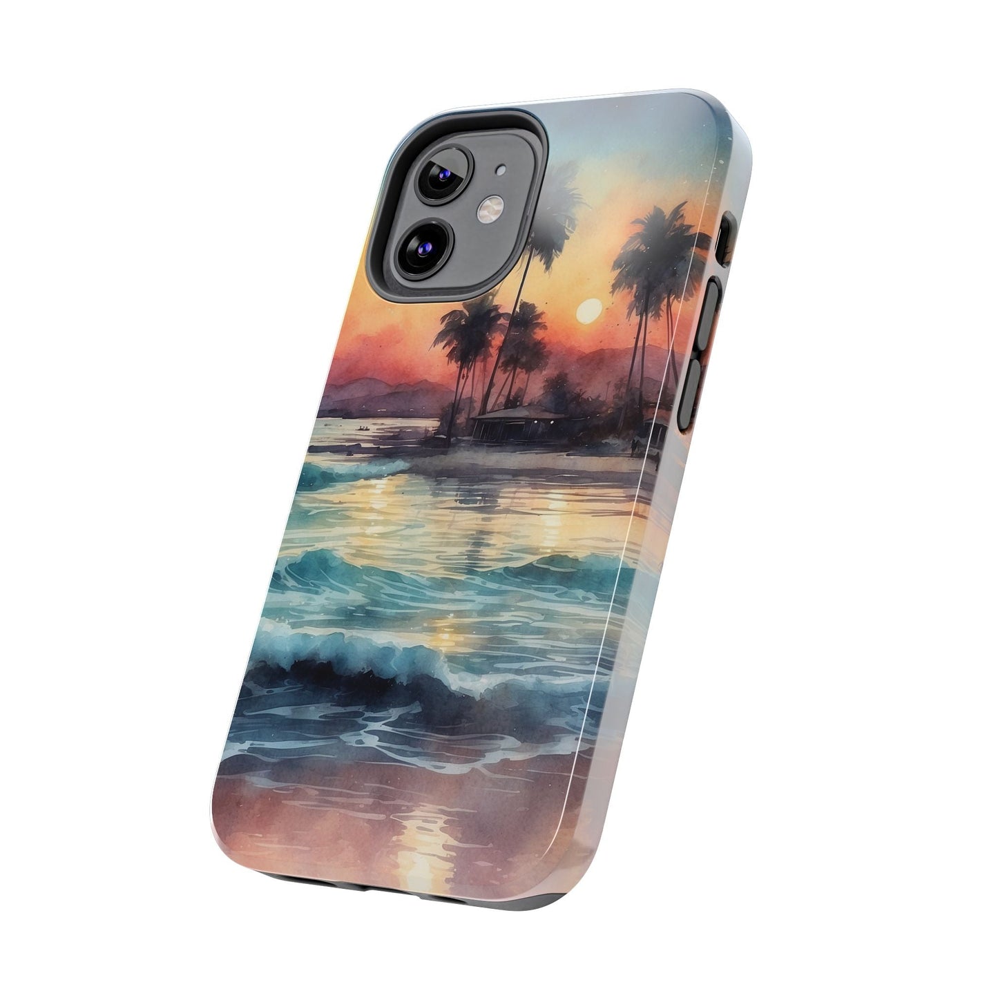 Tropical Sunset Waves - iPhone Series Case - BOGO Cases