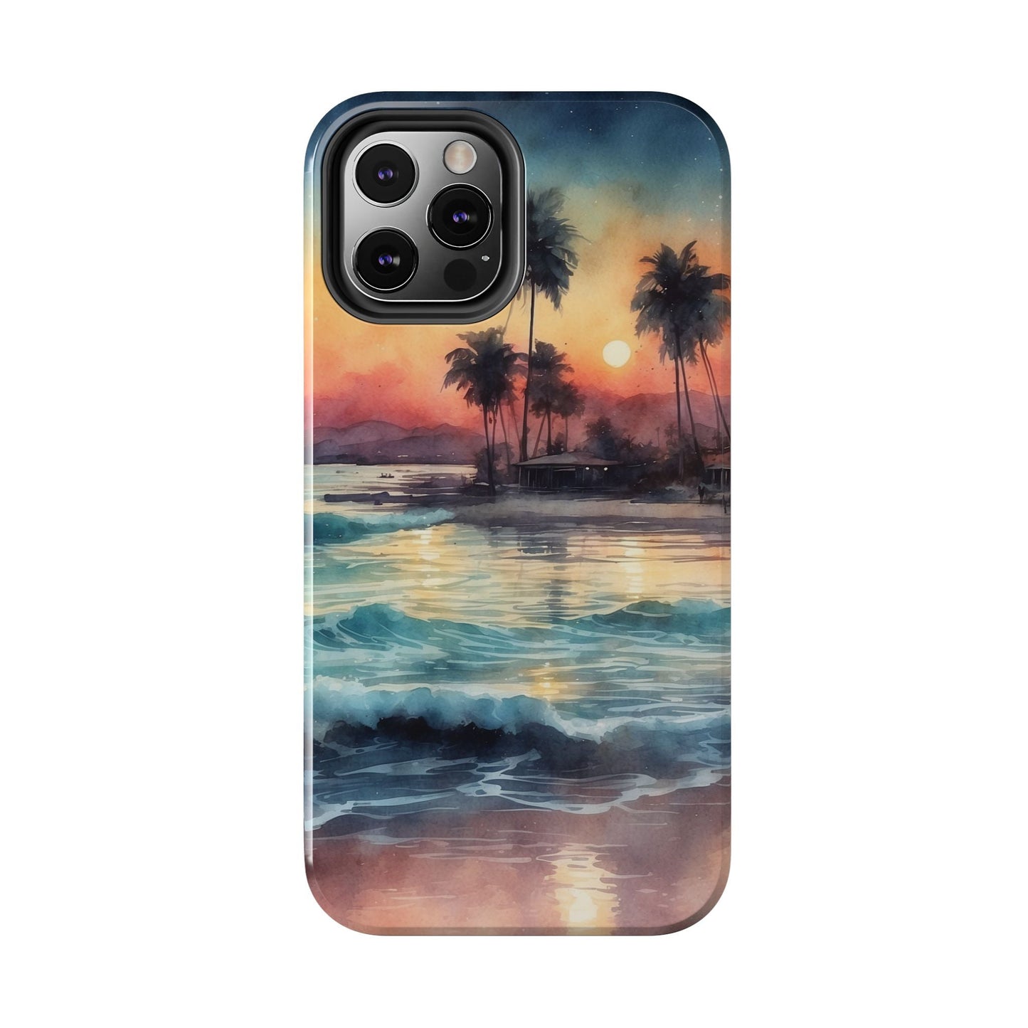 Tropical Sunset Waves - iPhone Series Case - BOGO Cases