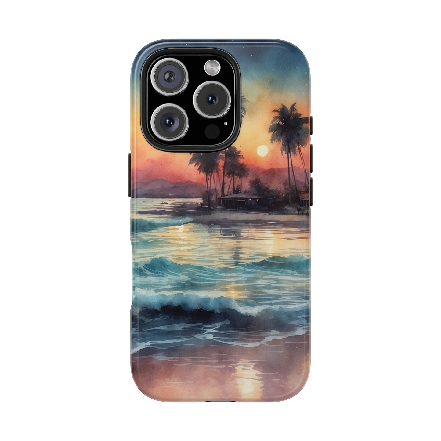 Tropical Sunset Waves - iPhone Series Case - BOGO Cases