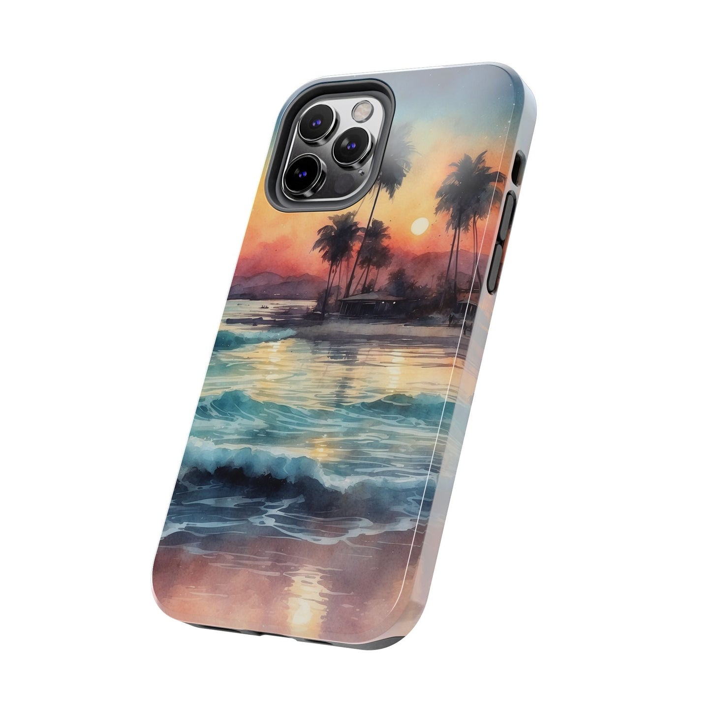 Tropical Sunset Waves - iPhone Series Case - BOGO Cases