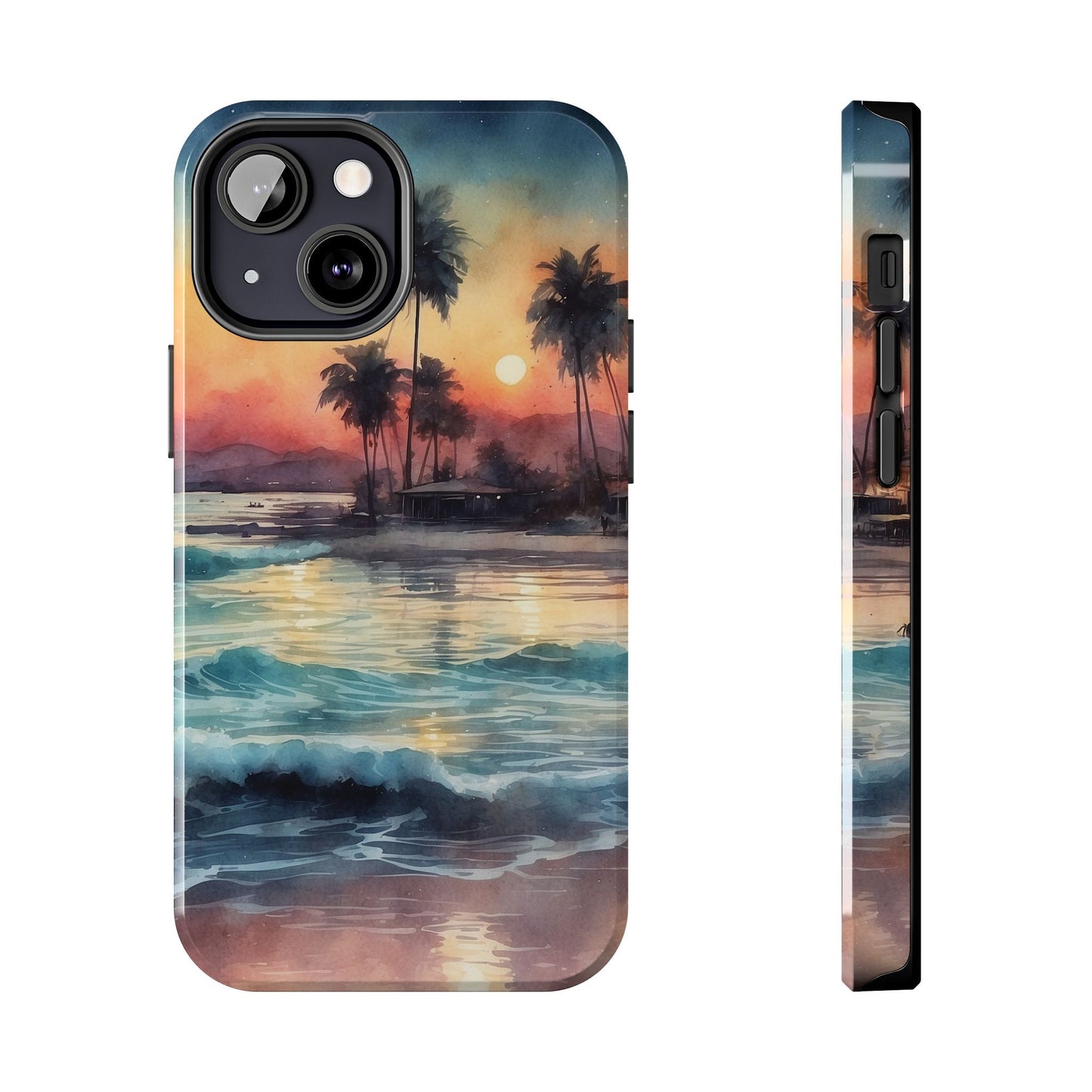 Tropical Sunset Waves - iPhone Series Case - BOGO Cases