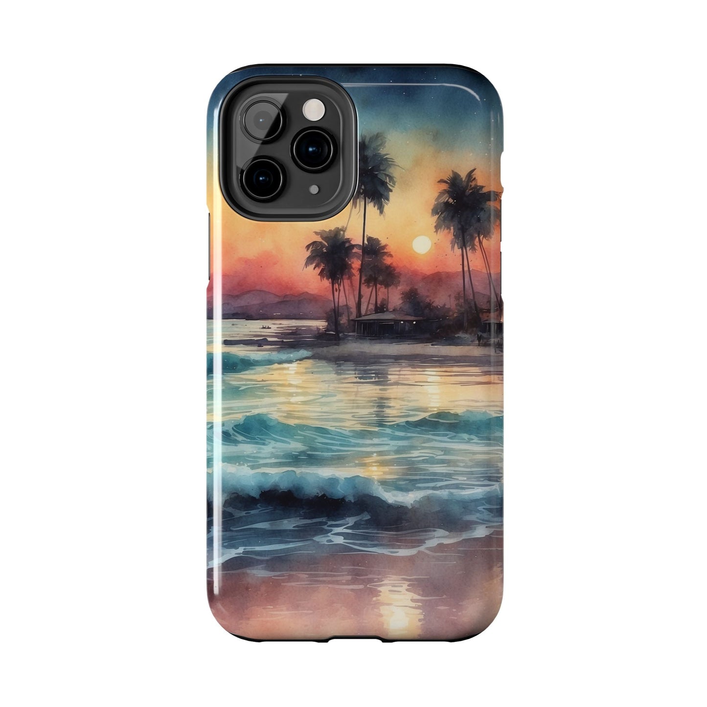Tropical Sunset Waves - iPhone Series Case - BOGO Cases