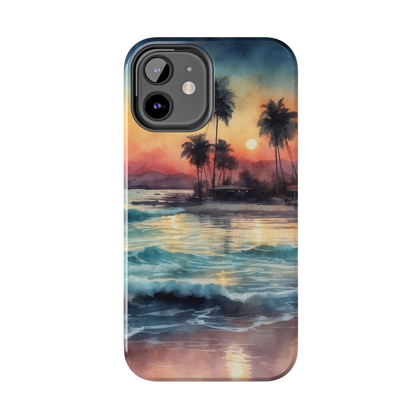 Tropical Sunset Waves - iPhone Series Case - BOGO Cases