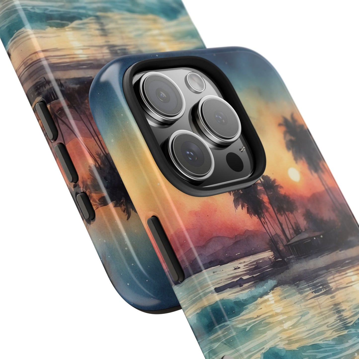 Tropical Sunset Waves - iPhone Series Case - BOGO Cases