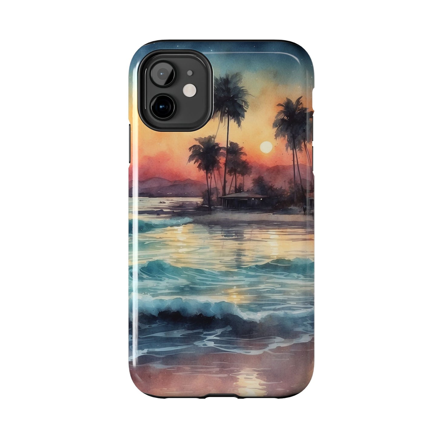 Tropical Sunset Waves - iPhone Series Case - BOGO Cases