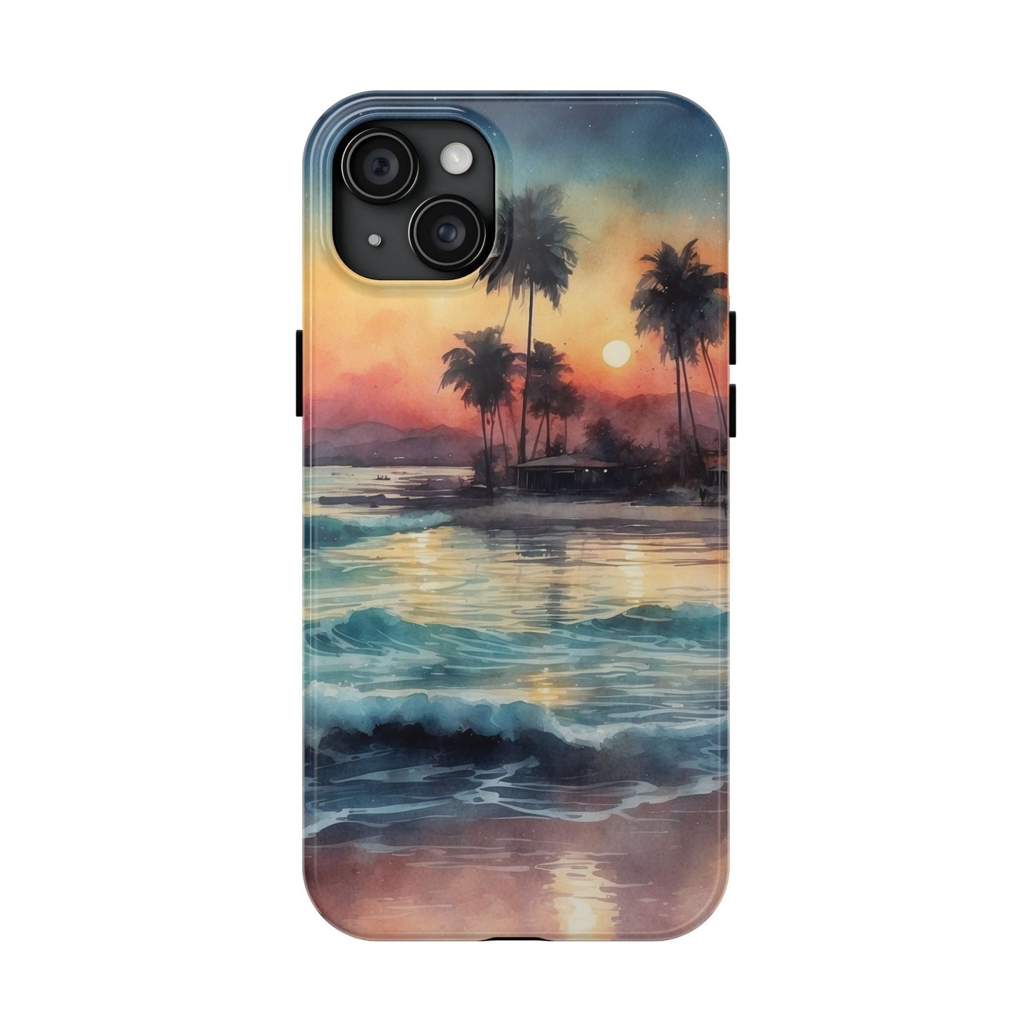 Tropical Sunset Waves - iPhone Series Case - BOGO Cases