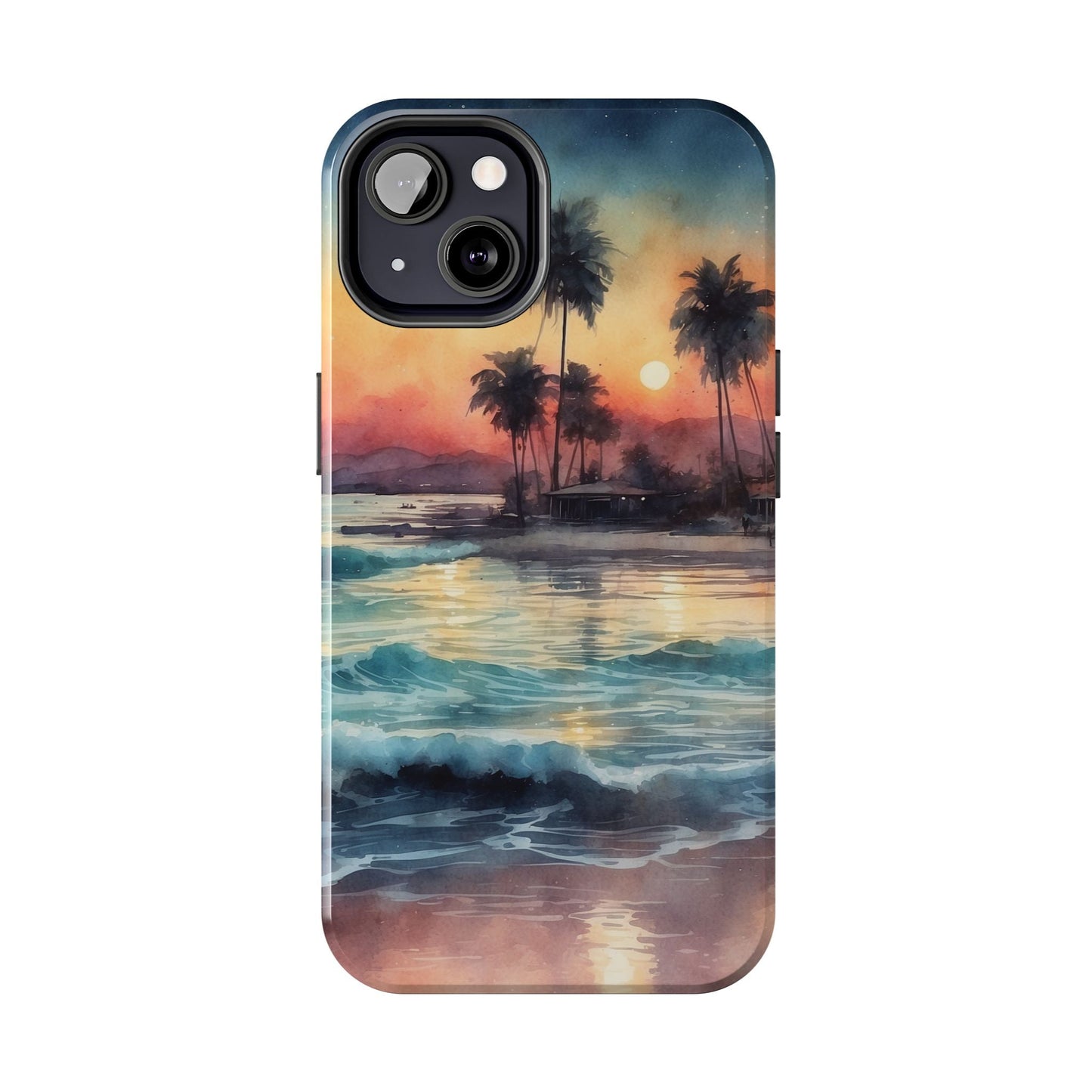 Tropical Sunset Waves - iPhone Series Case - BOGO Cases