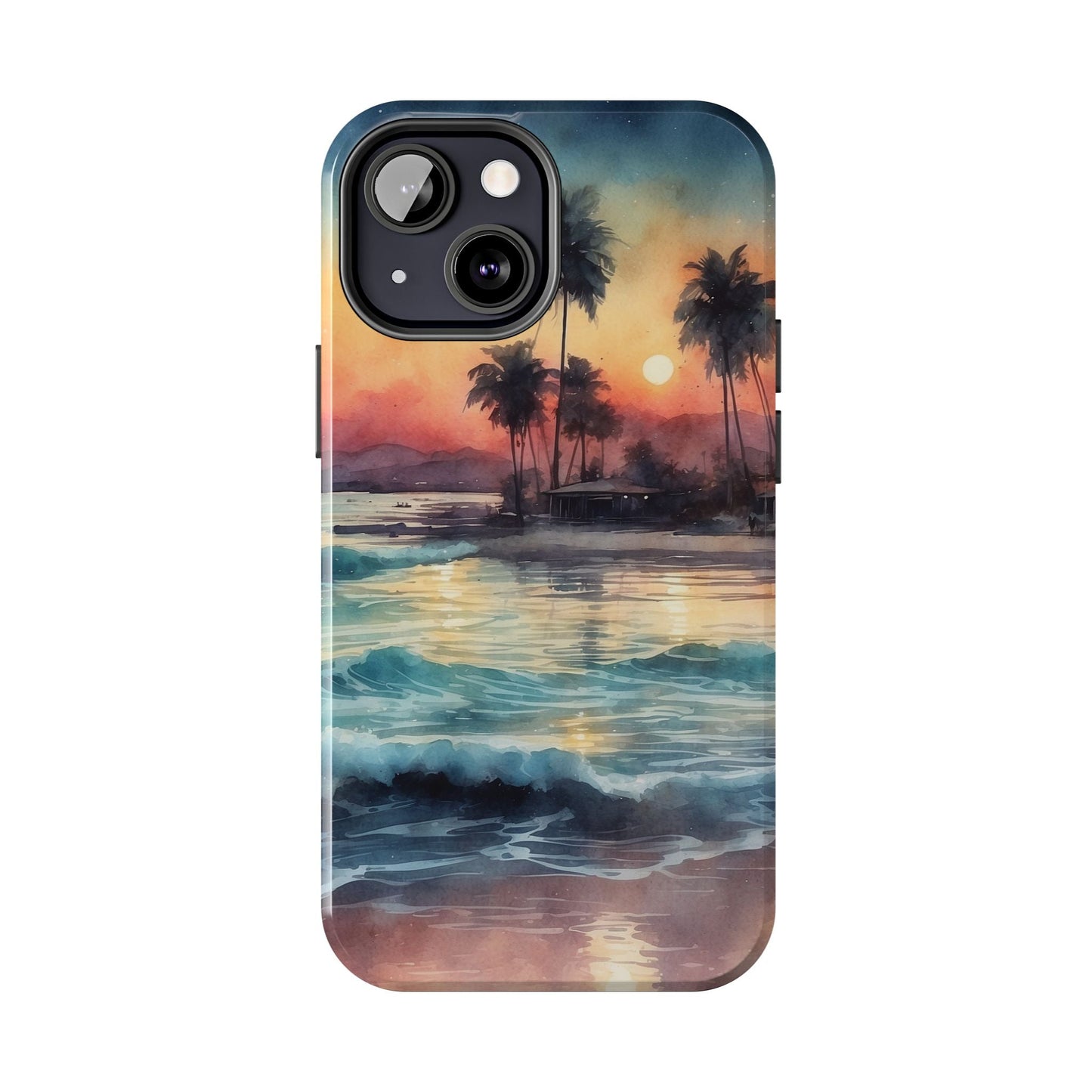 Tropical Sunset Waves - iPhone Series Case - BOGO Cases