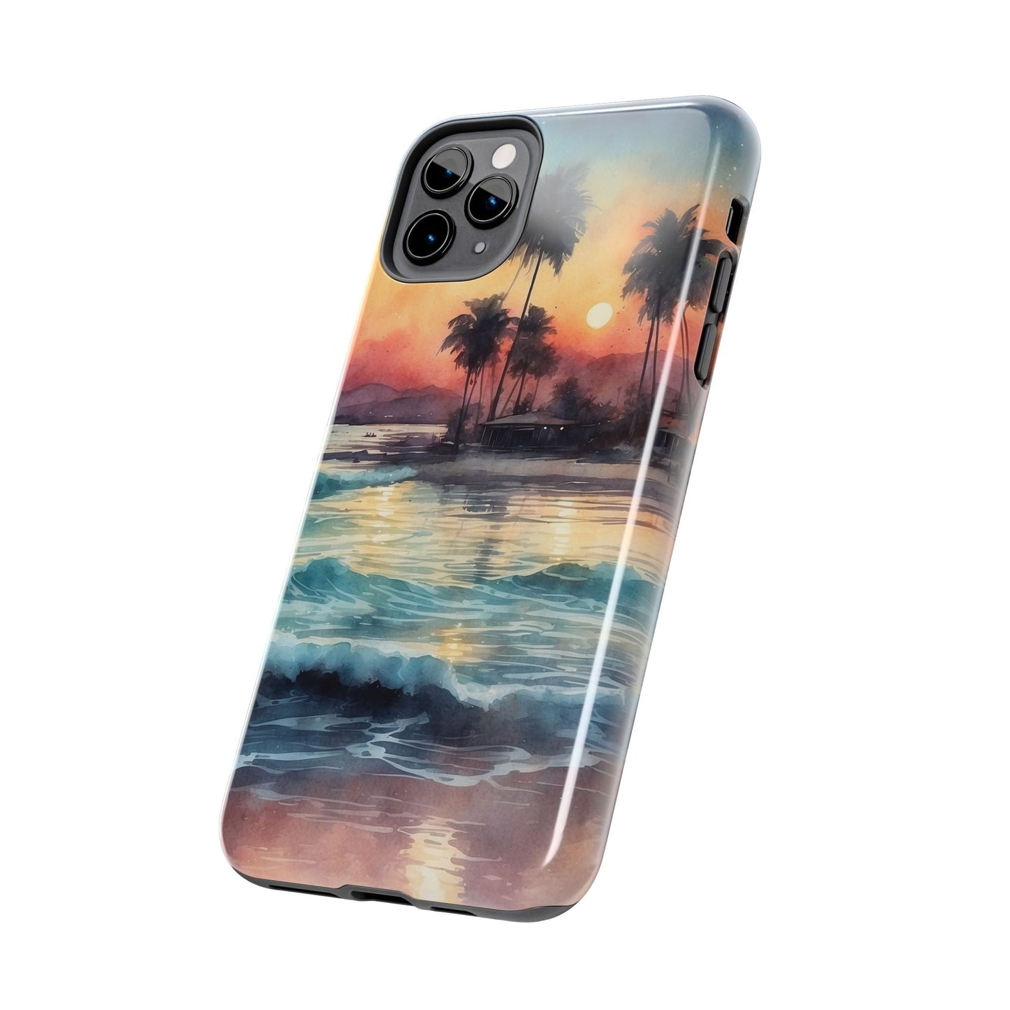 Tropical Sunset Waves - iPhone Series Case - BOGO Cases
