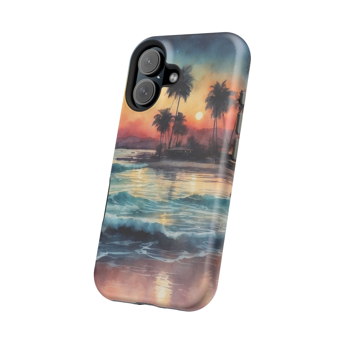 Tropical Sunset Waves - MagSafe iPhone Case - BOGO Cases