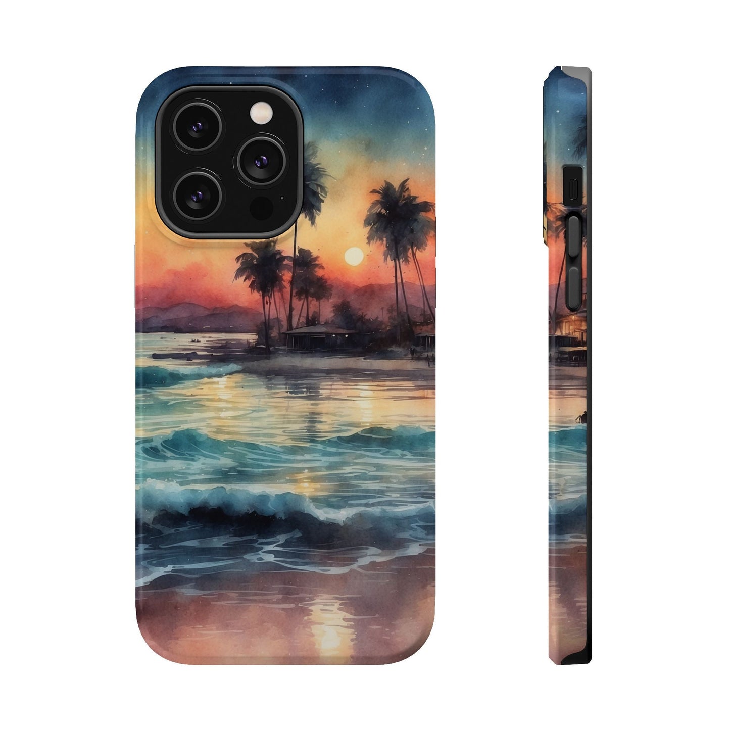 Tropical Sunset Waves - MagSafe iPhone Case - BOGO Cases
