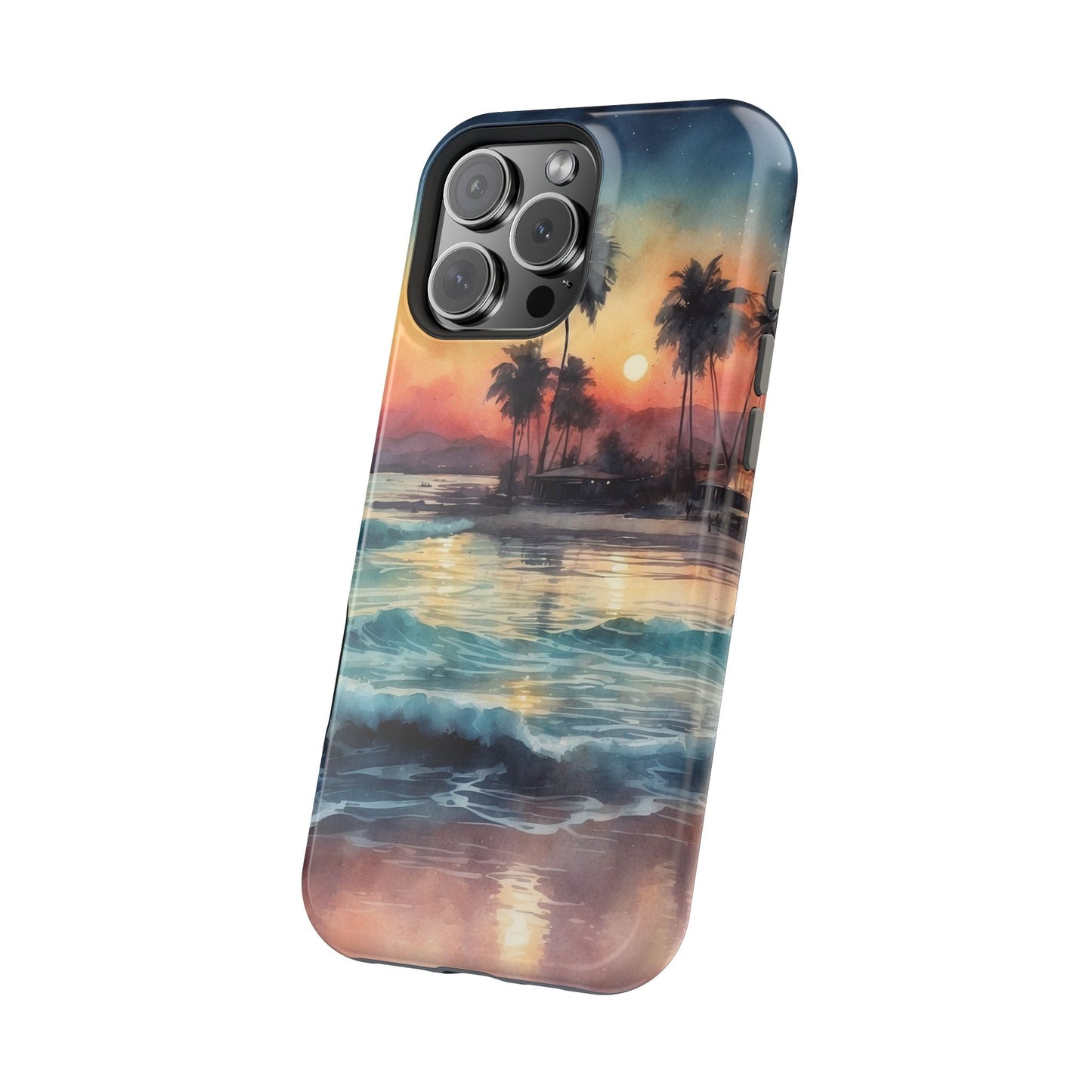Tropical Sunset Waves - MagSafe iPhone Case - BOGO Cases