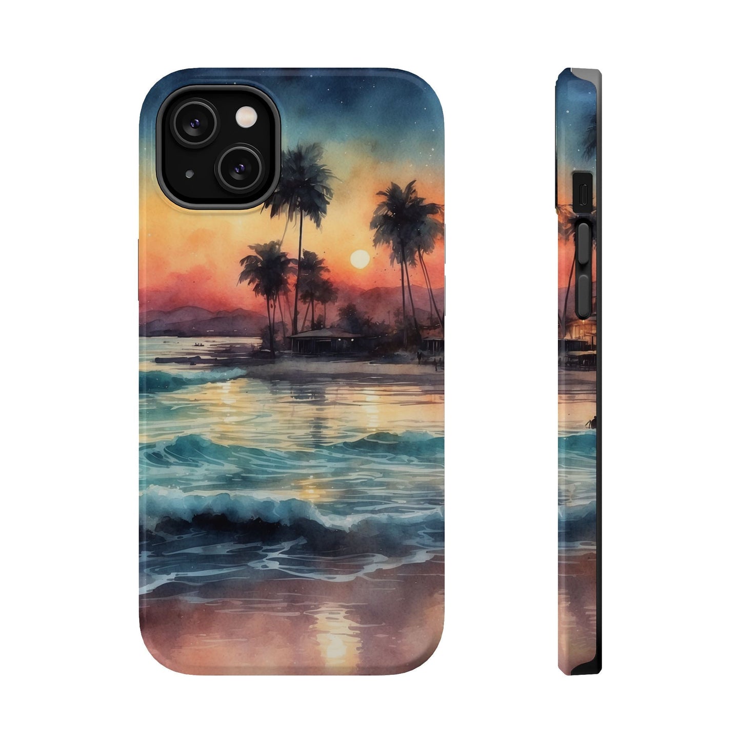 Tropical Sunset Waves - MagSafe iPhone Case - BOGO Cases