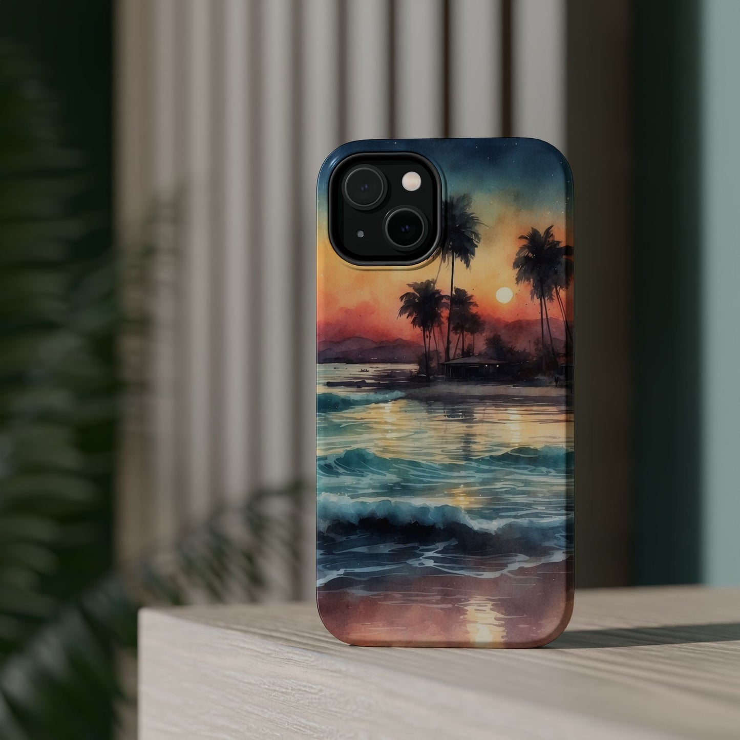 Tropical Sunset Waves - MagSafe iPhone Case - BOGO Cases