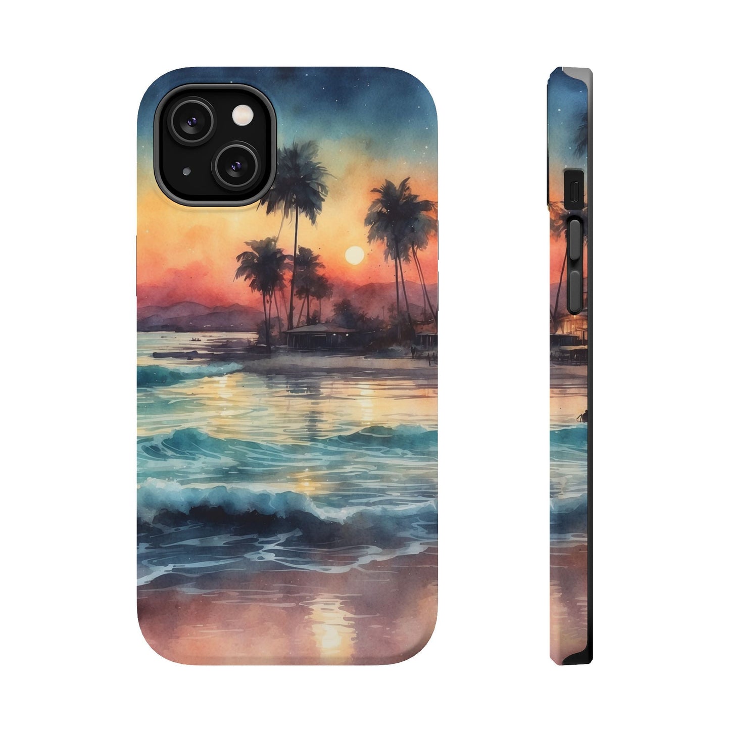 Tropical Sunset Waves - MagSafe iPhone Case - BOGO Cases
