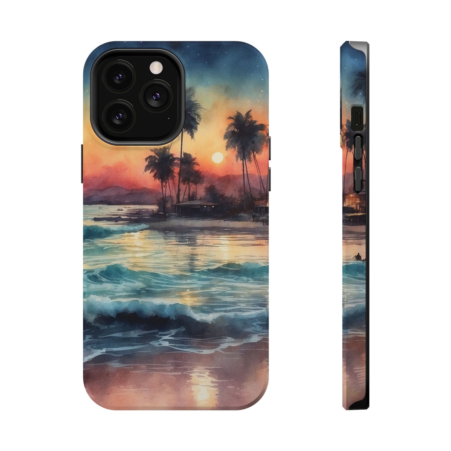 Tropical Sunset Waves - MagSafe iPhone Case - BOGO Cases