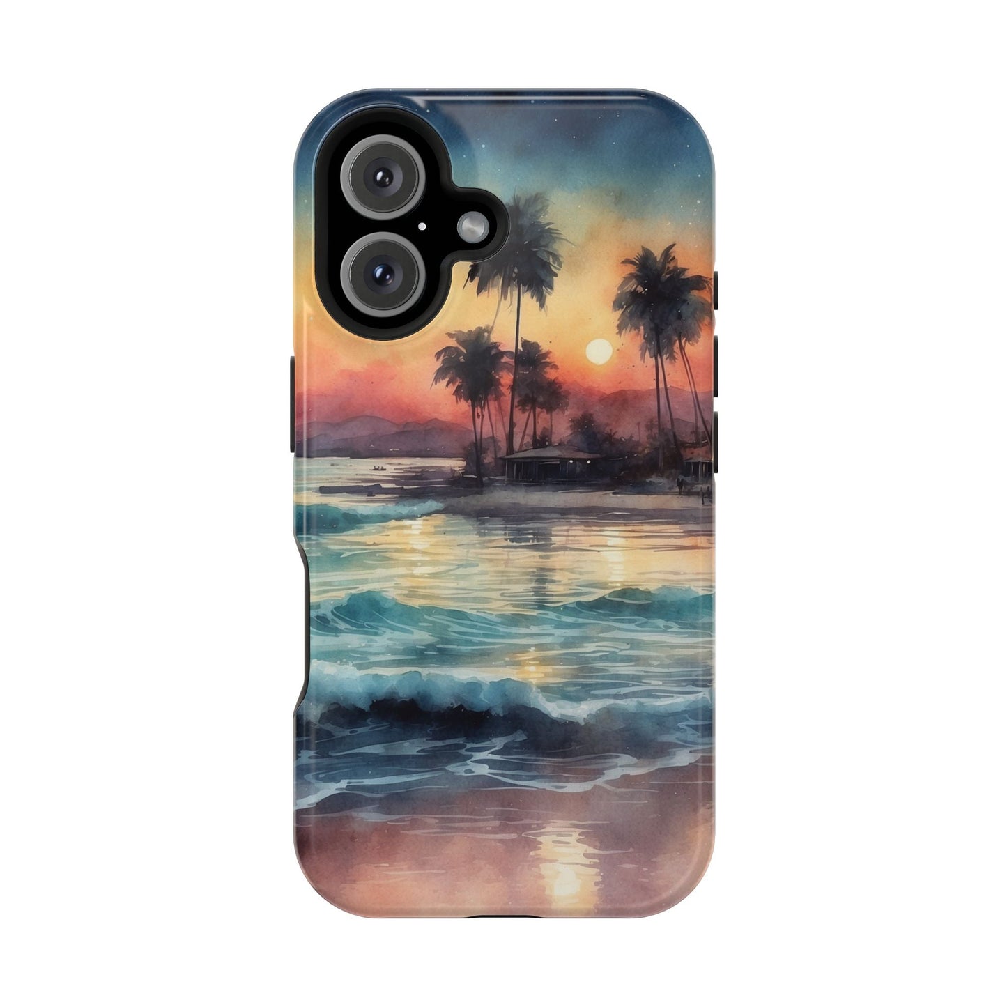 Tropical Sunset Waves - MagSafe iPhone Case - BOGO Cases