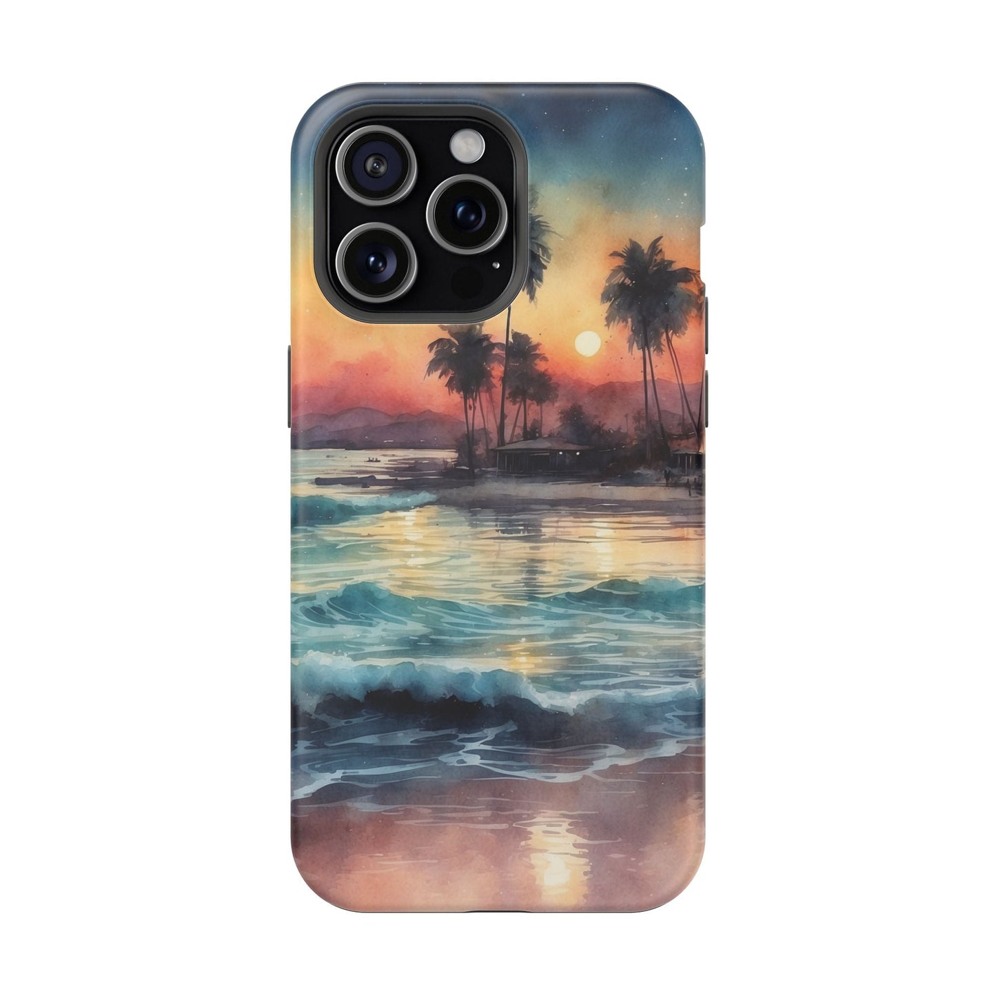 Tropical Sunset Waves - MagSafe iPhone Case - BOGO Cases