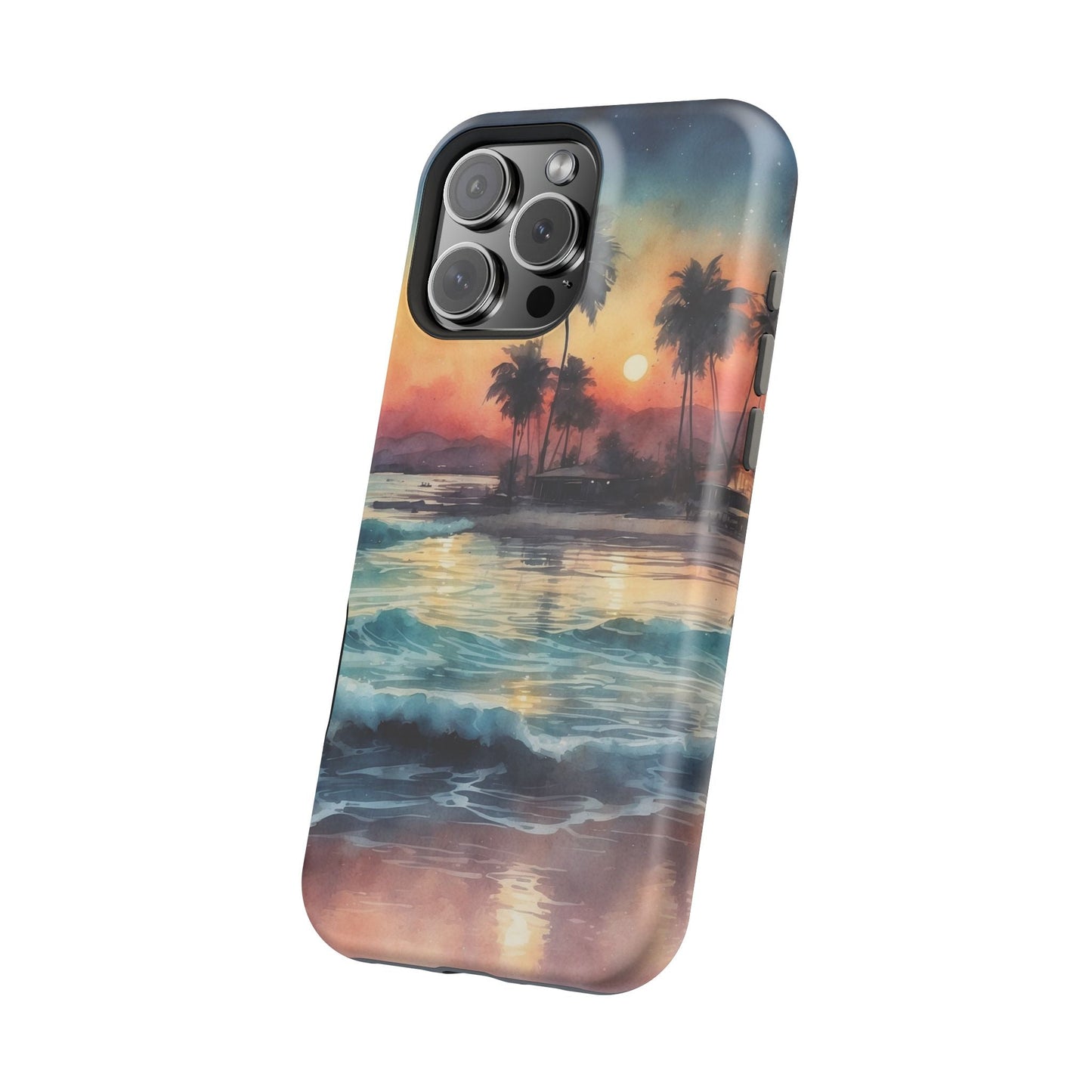 Tropical Sunset Waves - MagSafe iPhone Case - BOGO Cases