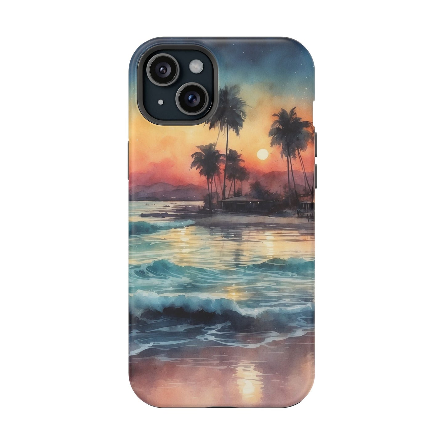 Tropical Sunset Waves - MagSafe iPhone Case - BOGO Cases